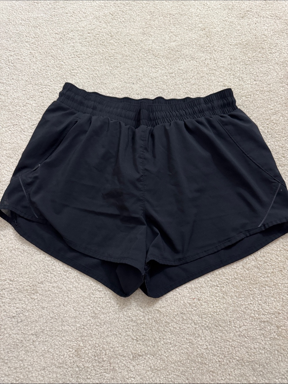 all in motion Black Athletic Running Shorts with Elastic Waistband